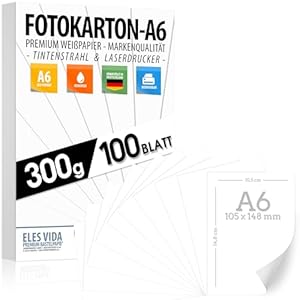 Eles Vida Fotokarton A6 Premium Papier