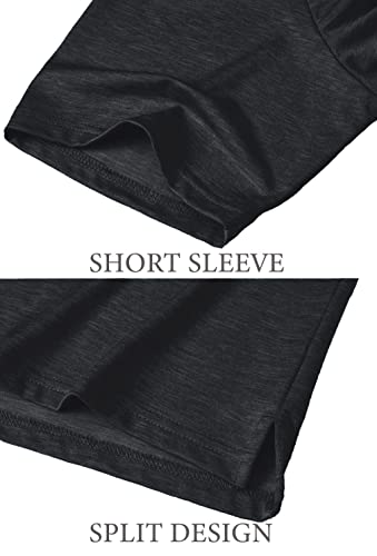 EKLENTSON Men's Short Sleeve Q...