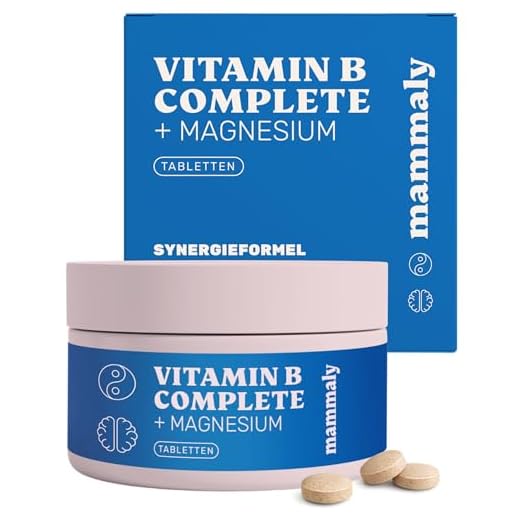 mammaly Vitamin B Komplex für Hunde mit Magnesium, Biotin & Vitamin B12 - Multivitamin für Nerven, Energie, Haut & Fell, 120 Tabletten für Deinen Hund, reicht 60-120 Tage