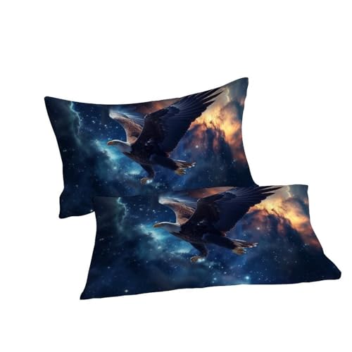 Housse de couette fermeture éclair 3D ciel étoilé lit king size