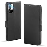 [Cuero de PU de alta calidad] poliuretano + microfibra suave + tapa trasera flexible de TPU, 360 grados protege su smartphone de gotas, de golpes, de polvo y de rasguños accidentales.