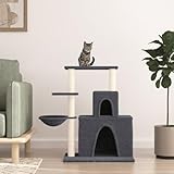 Confort et détente assurés Le revêtement en peluche épaisse et douce un espace chaud et ventilé pour que votre chat puisse dormir, se reposer ou se cacher, créant un coin cosy et sécurisé dans votre salon ou près de la fenêtre.