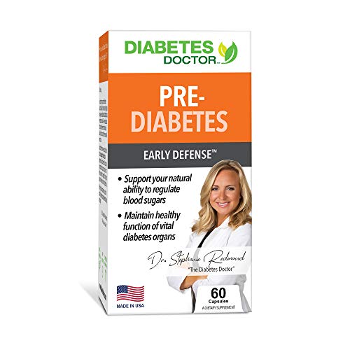 Diabetes Doctor Early Defense - Pre-Diabetes and Diabetes Support with Turmeric, Vitamin D, & Banaba - Powerful 4 in 1 Blend to Promote Healthy Pancreas Function and Stabilize Blood Sugar Levels