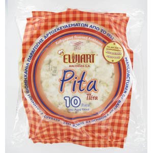 Elviart Pan plano de pita (10 piezas)