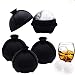 4 Pack Ice Ball Molds - Silicone Sphere Ice Molds with Built-in Funnel-Makes 2.5 Inch Large Ice Cube Tra for Whiskey & Cocktails Food Grade and BPA Free