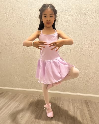 Stelle Ballet Shoes for Girls Satin/Ribbons Ballet Slippers Dance Shoes(Toddler/Little/Big Kids)2