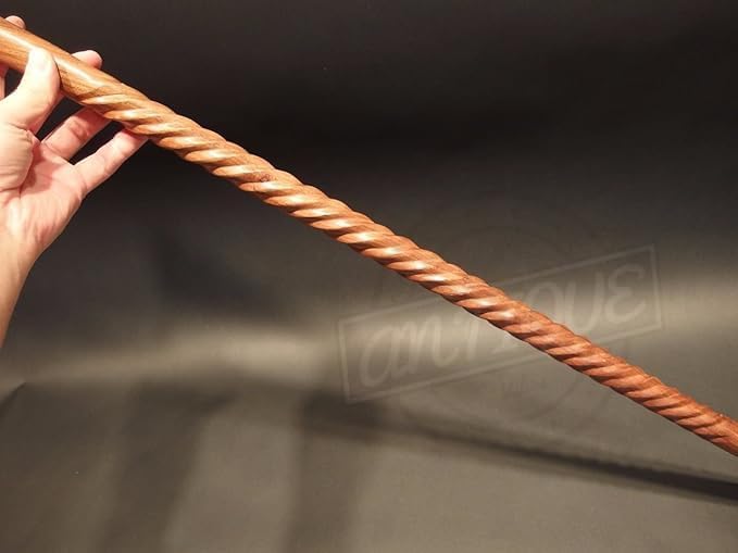 Wooden Walking Cane, Victorian Antique Handle Design, Twisted Fancy Stick Canes Gift for Women, Seniors, Gifts for Men