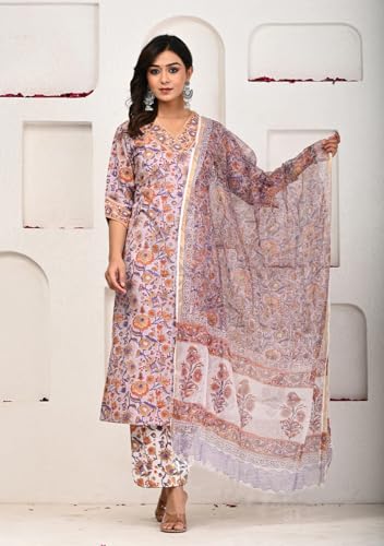 Image of FABNEX kurta set for women | Women Kurta | Women Kurta Sets Kurtis | Women Kurta Pant Set | Women Kurta Pant Set Women Kurti Set with Pant (K-65-66)