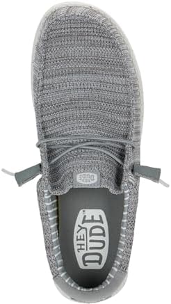 HEYDUDE Wally Stretch Sox - Grey - 4