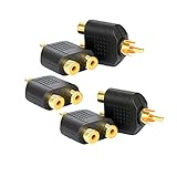 Dieser AV-Adapter wird für DVD-, VCD-, Videorecorder-, Spielekonsolen- und TV-Audio- und -Videokabel verwendet. Kann sowohl für Audio als auch für Video verwendet werden. Funktioniert in BEIDEN Signalrichtungen (rein und raus).