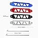 Battery Hold Down Bracket Holder, Car Battery Holder Kit with 10in J bolts,Aluminum Alloy Battery Tie Down Mount Bracket, Battery Tray for Car Battery Mount Bracket Hold Lock Accessories (Blue)
