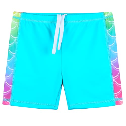 Image of Girls Two Piece Swimsuit Floral UPF 50+ Rash Guard Set Kids Beach Swimwear