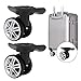 Luggage Wheel Replacement, Luggages Replacement Wheels, 1 Pair Luggage Wheels Suitcase Casters Repalcement Double Row Wheels