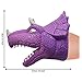 Snap Attack - Triceratops from Deluxebase, Stretchy Hand Puppets with Movable Mouth for Kids, Interactive Animal Puppet Toy for Imaginative Play, Education and Party Favors.