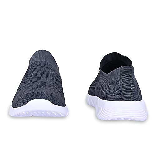 Image of SKITTER Men's Lightweight Slip-On-Shoes Polyester Material Black Color Footwear (GN-110)