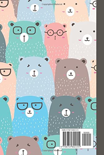 Kids sticker collecting album (Cute bear theme): Hardcover sticker album for collecting stickers|sticker books for adults blank|kids sticker activity ... books reusable|kids sticker collection album image 3