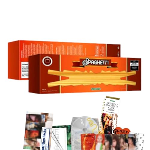 LE SSERAFIM SPAGHETTI 1st Single Album [CHEEKY NEON PEPPER Ver.] CD + Photobook + Photocard + Postcard + Sticker