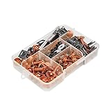 AICEL 177 Pcs Motorcycle Fairing Bolt Kit, Colorful Fasteners Bolts Nut Clips Set, M5 M6 Aluminum Motorcycle Windscreen Screws, Fixing Sportbike Bolts Fairing for Most Motorcycle