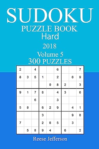 300 Hard Sudoku Puzzle Book - 2018