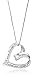 Sterling Silver "A True Friend Reaches For Your Hand But Touches Your Heart" Ribbon Heart Pendant Necklace, 18"