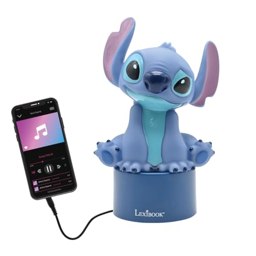 Miniatura 4 de LEXIBOOK, Stitch Luz Nocturna con Altavoz, NS01DLXB