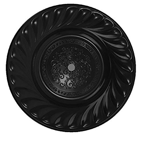 Caesar Shisha XXL Kohleteller (39 cm, Schwarz) I passt auf Allen gängigen Wasserpfeifen