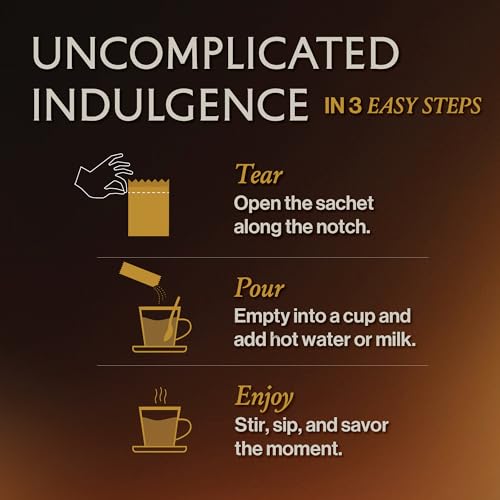 Image of Keya Instant Coffee Sachets (Pack of 5) | Freshly Roasted Barbara Estate Coffee | Bold & Strong Taste | Convenient On-the-Go Packs