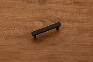 HARMONUS ,Fancy Zinc Kitchen Cabinet Handle/Pull Handle/Door Handle/Drawer Handle,Black Finish, Zinc Alloy, 288 MM (12 Inch), 6 PCS HCBLACKR-178-6-288MM