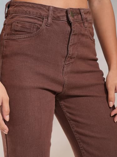 Image of Tokyo Talkies Women's Flared Regular Track Pants | Stretchable Trackpants | Casual Track Pants| Mid-Rise| Gymwear | Sports Wear