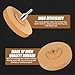 2PCS Decal Remover Eraser Wheel Tool Kit with Adapter4inch Rubber Power Drill Attachment Car Adhesive, Pinstripe, Sticker, Vinyl Removal Tool Set with Drill Adapter for Removing Decals Stripes Tape
