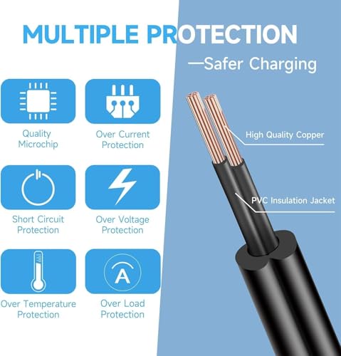 Image of Kado Power Adapter 2-Pack - 12V-2.5A AC /DC Power Cord Genuine Parts Made for Sceptre Monitor C248W-FW100T C248W-1920RN E205W-16003R E225W-19203R E225W-FPT E248W-19203R E248W-FW100T E248W-FPT Series