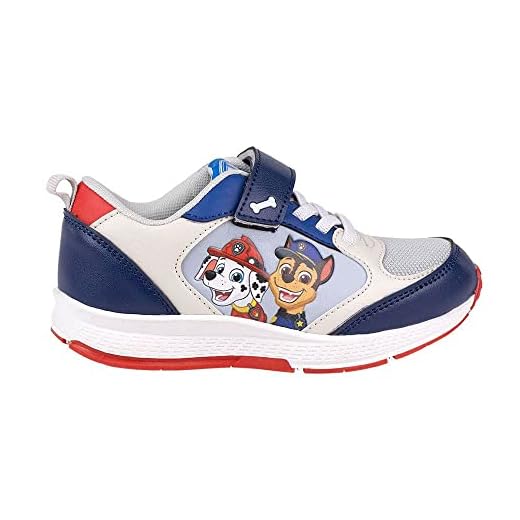 CERDÁ LIFE'S LITTLE MOMENTS, Zapatillas Niño de Patrulla Canina | Calzado Deportivo con una Combinación de Estilo, Comodidad y Deportividad Optima, Gris, 28 EU