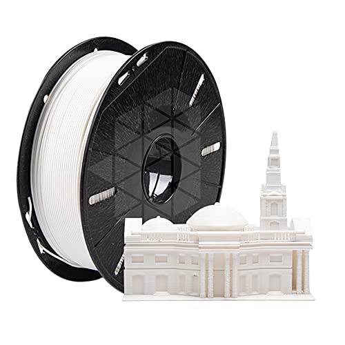 Image of Tesseract Premium PLA + 1.75mm 3D Printing Filament | Dimensional Accuracy + /- 0.03mm | Compatible with Most FDM Printers | 1 KG 3D Printer Filament - PLA Silk White (Quantity 1)