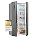 Produktbild Exquisit Side-by-Side Kühlschrank SBS135-040F inoxlook-az | 422 l Volumen | NoFrost | Display | Inoxlook-Dunkel