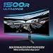 Vibox 49-Zoll 165Hz UltraWide Curved Gaming-Monitor – UWQHD-Auflösung, 1ms, Adaptive Sync, HDMI & DisplayPort