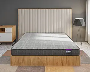 RESTOFIT Dual Flip Orthopedic Mattress | 78x60x4 Inches, Queen Size Mattress | 4-Inch Bed Mattress | (Hard & Soft) Viscose Cotton Outer Fabric, Medium Firm, 7 Years Warranty, Vacuum Roll Packaging