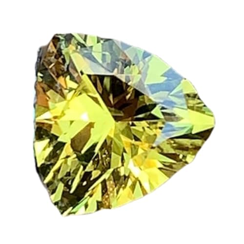 Saphir vert gemme facettée 7.7x7.7mm pour création de bijoux uniques DIY