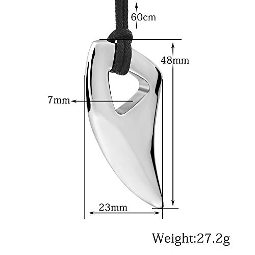 Collier titane acier hommes anti-noircissement avec écrin - 7