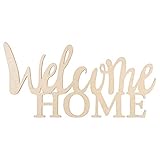 Rayher Hobby - Letra de Madera Con Texto Welcome Home, Decoración de Pared