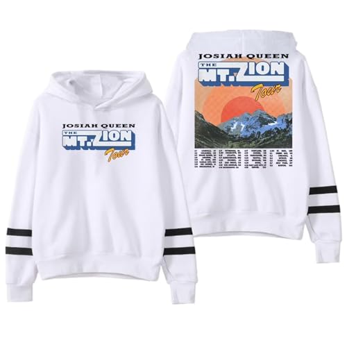 Tonidos Hoodie Vintage Unisex Hip Hop Josiah Queen Tour Pullover Hoodie Oversized Long Sleeve Sweatshirt for Women Men XXS-4XL-White||xx_l
