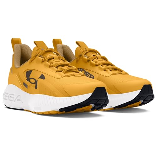 Under Armour Men's UA HOVR Mega 2 MVMNT Sportstyle Shoes Athletic Sneakers (Golden Yellow/Camel/Gridiron Brown/700, US Footwear Size System, Adult, Men, Numeric, Medium, 12)3