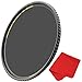 Breakthrough Photography 77mm X4 3-Stop ND Filter for Camera Lenses, Neutral Density Professional Photography Filter with Lens Cloth, MRC16, Schott B270 Glass, Nanotec, Ultra-Slim, Weather-Sealed