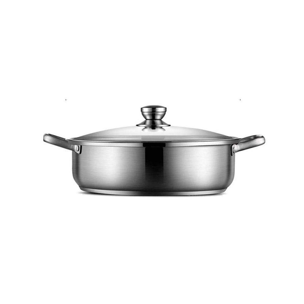 Universal Wok marmite en acier inoxydable pour gaz et induction