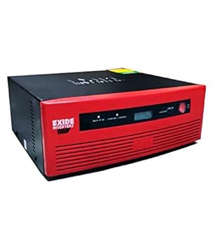 Exide GQP 1050VA Pure Sinewave Home UPS with Digital Display, 1050VA, Red