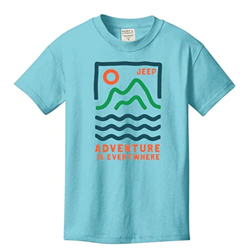 Jeep Youth Adventure T-shirt Bleu brume idéal pour le sport et les loisirs