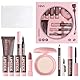 Make Up Set - Tragbares 9-Teiliges Schminkset Für Mädchen Damen - Matt Lippenstifte, Setting Powder, BB Cream, Wimperntusche, Eyeliner, Augenbrauenstifte Make-Up Sets Mit Aufbewahrungstasche