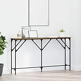 Durable INLIFE Table Console Bois Ancien 140 x 23 x 75 cm