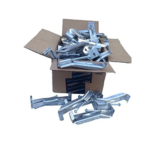 5 inch Quick Screw hidden gutter hanger with clip 25 pack