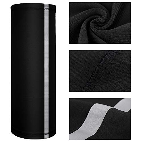 Image of SATINIOR 4 Pcs Neck Gaiter Face Mask for Men Reflective Face Cover Scarf Summer UV Sun Protection Balaclava Bandana for Work