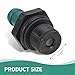 Fiknonk 1 PC Automotive Crankcase Ventilation Valve, One-way Control PCV Check Valve Replacement, Replaces OEM #111810EA200 118106N202 118106N201 1181-1KC0A Compatible with Nissan Infiniti